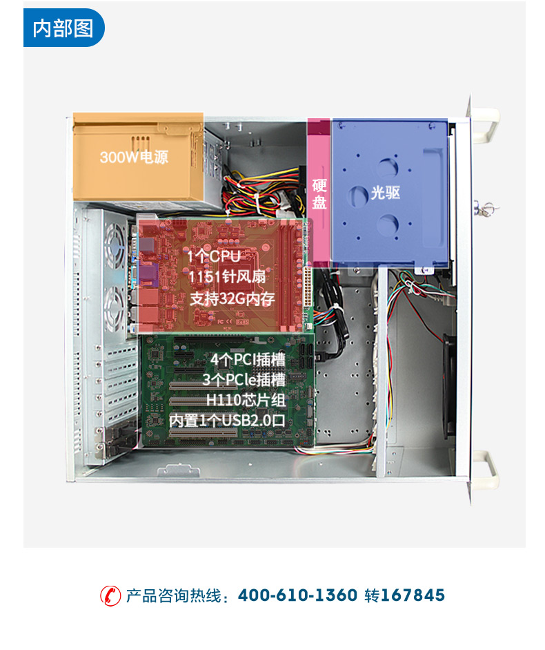 4U上架式工控機,高主頻高緩存工業(yè)電腦主機,DT-610L-TH110MA.jpg