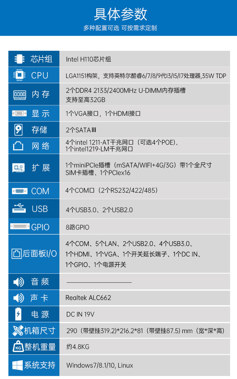 酷睿9代工控機(jī),低功耗可擴(kuò)展主機(jī),DTB-3065-H110.jpg