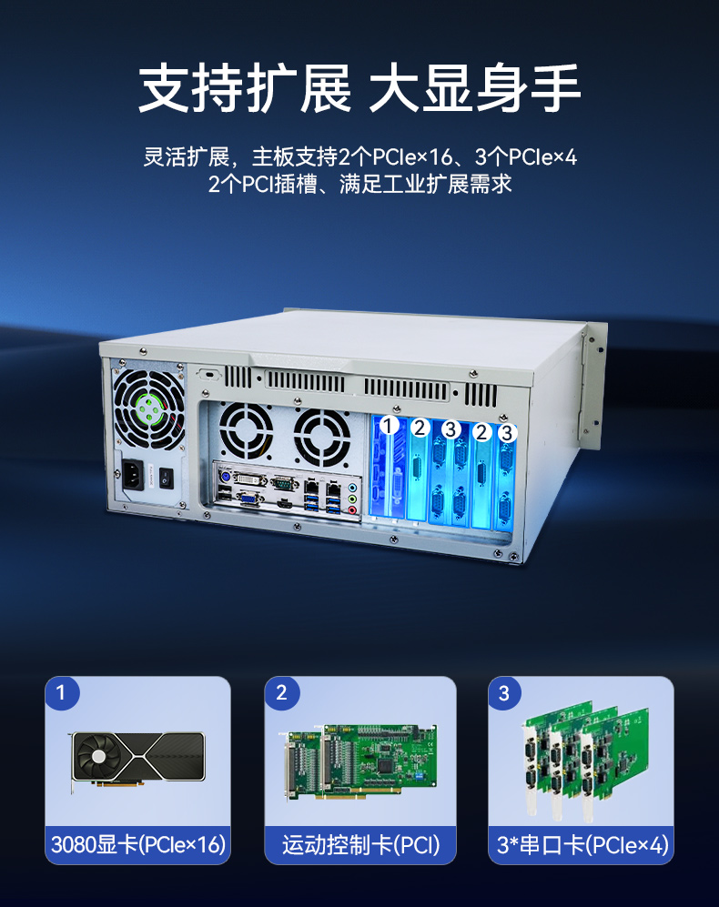 東田4U上架式工控機,x86工業(yè)主機,支持多種操作系統(tǒng),DT-610L-BQ470MA.jpg