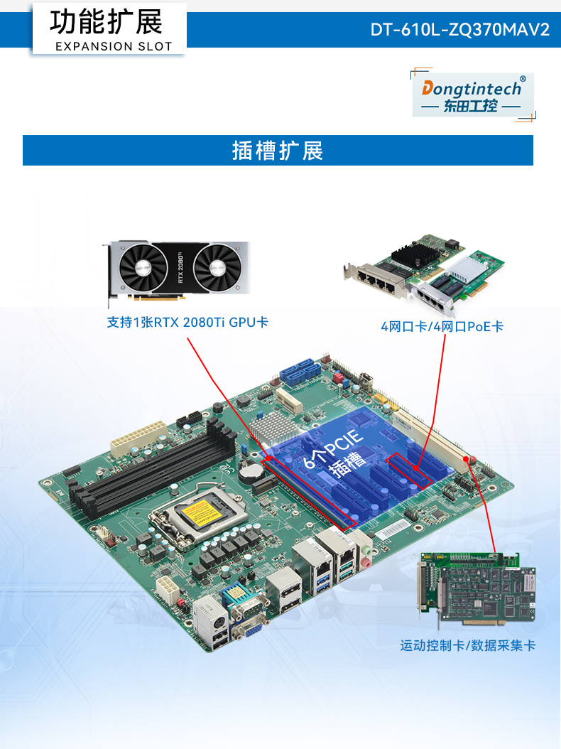 酷睿9代4U工控機(jī),機(jī)器視覺(jué)主機(jī),冗余電源,DT-610L-ZQ370MAV2.jpg