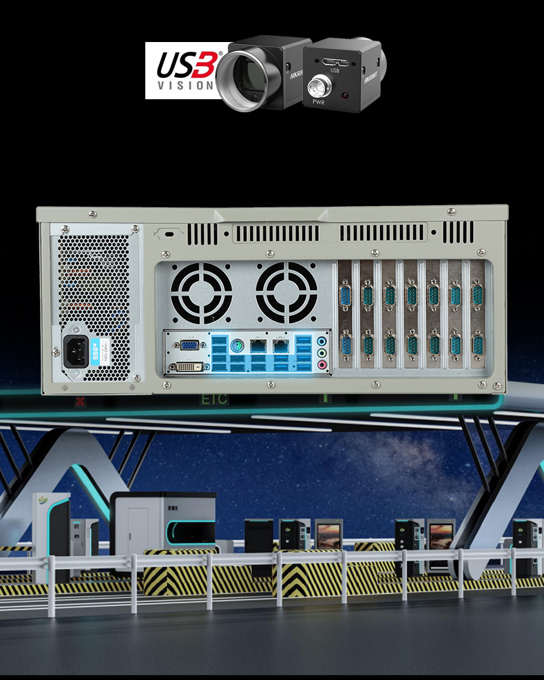 東田4U上架式工控機,雙千兆網(wǎng)口14個COM口工控電腦,DT-610L-684G2.jpg