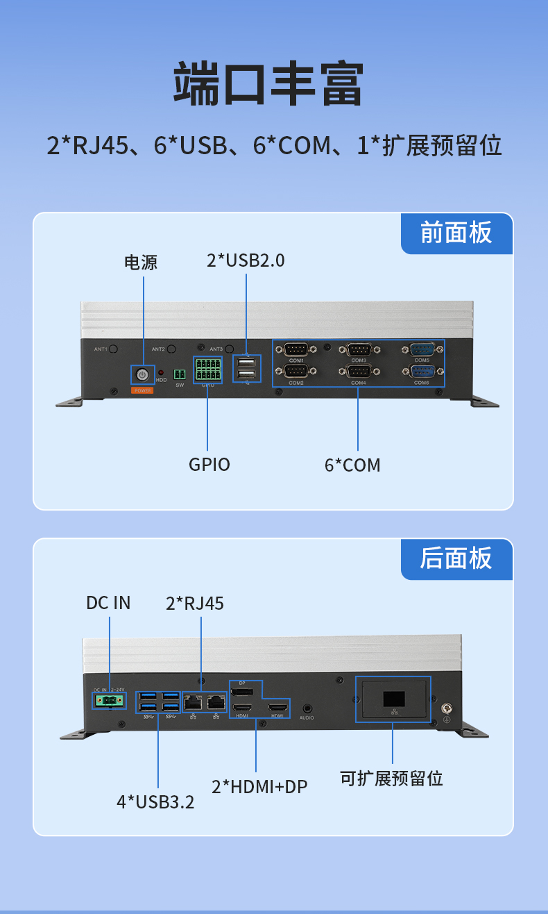 嵌入式工控機(jī),可本地部署deepseek工業(yè)電腦,DTB-3065-H420E.jpg