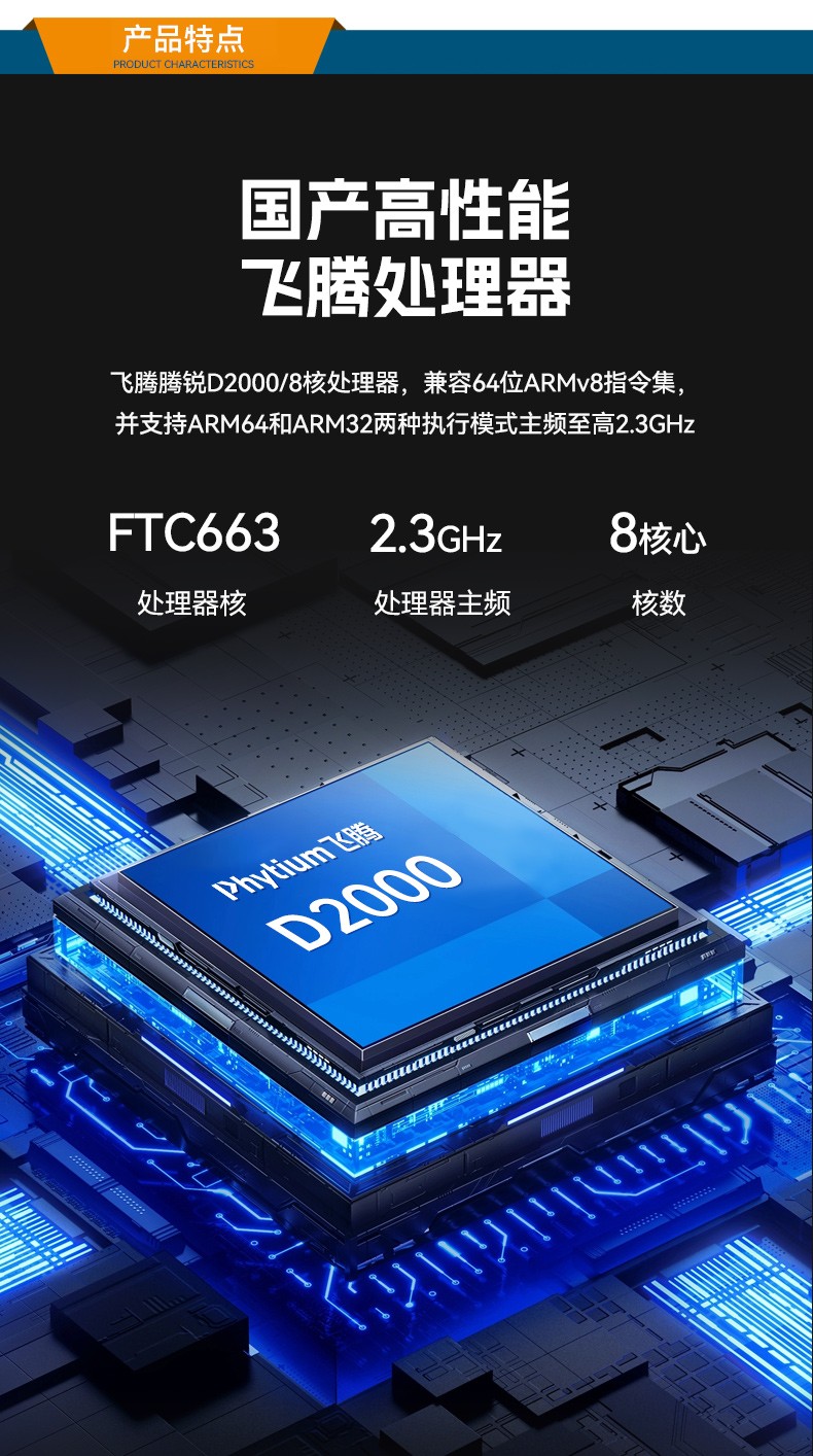 國產(chǎn)壁掛式工控機,飛騰D2000工業(yè)主機,DT-5206-FD2KMB.jpg