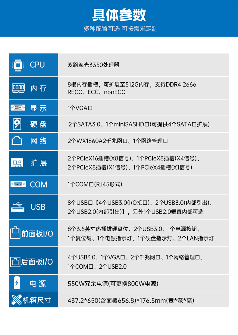 國產(chǎn)化海光工業(yè)工控機,4U上架式工控機廠家,DT-46508-D3350MA.jpg