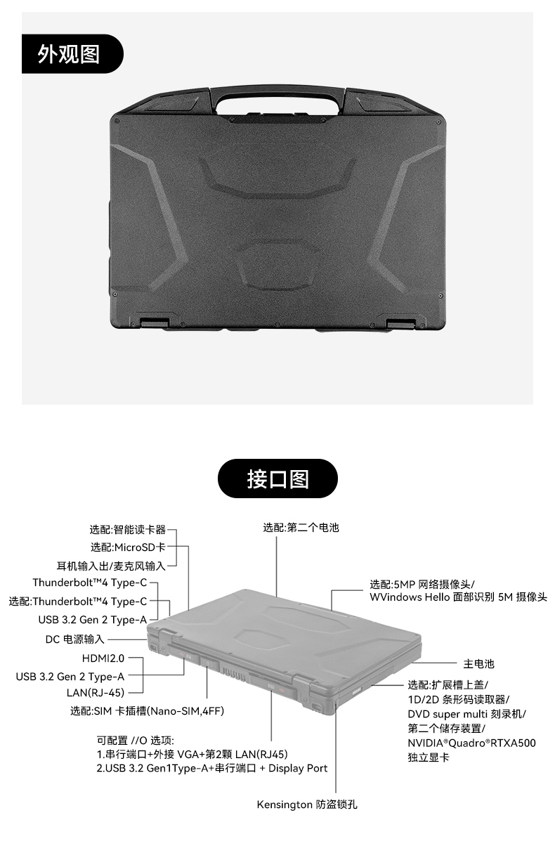 AI大模型三防筆記本,戶外勘探AI數(shù)據(jù)分析工業(yè)級計算機(jī),DTN-S1514G.jpg